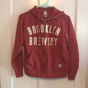 Dusty Rose Brooklyn Brewery hoodie
